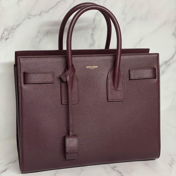 Saint Laurent Handbags - Saint Lauren sac de jour small , burgundy